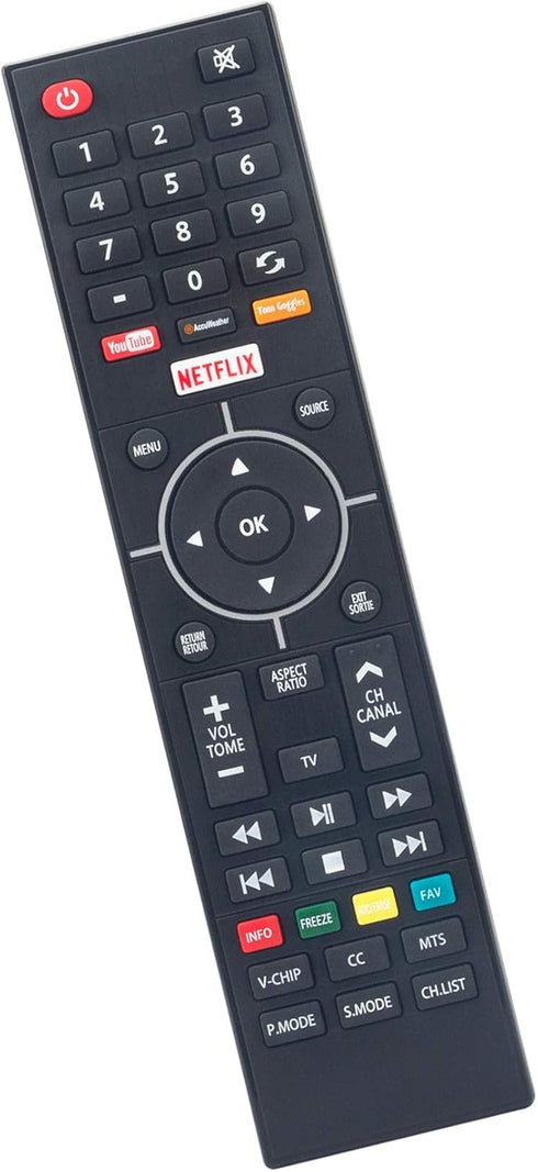 Replace Remote Control fit for Westinghouse TV WE50UB4417 WD32HBB101 WE55UB4417 WD40FE2210 WE43UJ4118 WE65HN4108 WE58UB4108 We65hn4108...