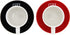 BRISA VW Collection - Volkswagen Espresso Cups Coffee-Tea-Cappuccino Set in GTI Design (The Legend/Red & Black/2-Piece Set/100ml/3.4 fl oz)...