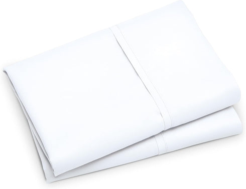 Bare Home Microfiber Pillow Cases - King Size Set of 2 - Cooling Pillowcases - Double Brushed - White Pillowcases 2 Pack - Easy Care (King Pillowc...