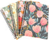 ALIMITOPIA Spiral Notebook Journal,Wirebound Ruled Sketch Book NotePad Diary Memo Planner,A5 Size(8.3X5.7) & 80 sheets (Floral-D)...