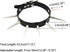Unisex Simulated Leather PU Punk Rock Gothic Black-tone/Silver-tone Very Long 5.5cm(2.16") Spikes Rivets Choker Collar Necklace (16 Colors)...