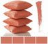 MIULEE Pack of 4 Coral Corduroy Decorative Throw Pillow Covers 20x20 Inch Soft Boho Striped Pillow Covers Modern Farmhouse Home Decor for Sofa Liv...
