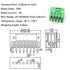 5Set 4-Pin 125V 4A 2.54mm 0.1" Pitch PCB Mount Screw Terminal Block Connector for 26-18AWG Cable...