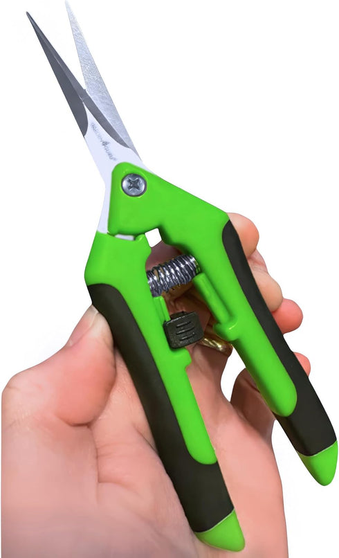 Garden Guru Razor Sharp Snip – Professional Garden Pruning Shears Trimmers Scissors – Super Sharp Micro-Tip Precision Stainless Steel Blades - Eas...