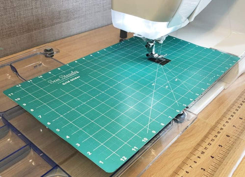 Sew Steady Free Motion Quilting Slider Mat Grid Marked 12 x 20 with Tacky Back...