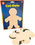 Hygloss Products - 68207 People Paper Cut Outs Culturally Diverse Family, Cardstock, 7" Mommy-24 ct, 7-Inch, Assorted 24 Count...