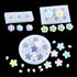 FineInno 3pcs Mini Flower Resin Mold,3D Rose Silicone Molds,Epoxy Casting Mould,DIY Crystal Craft,Necklace, Earring, Jewelry,Pendants Making Ornam...