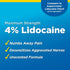 Amazon Basic Care Maximum Strength OTC Pain Relief , 4% Lidocaine Patch, 3.9” x 5.5”, 15-Count Box (Previously HealthWise)...