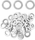 50PCS Aluminum Engine Oil Drain Plug Washer Gaskets 94109-14000 Compatible with Honda Part...