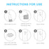 Water Dental Flosser Tip Replacement Heads Oral Irrigator Refill Heads Jet Tips,Only Compatible Water Dental Flosser F5020E F5029A...