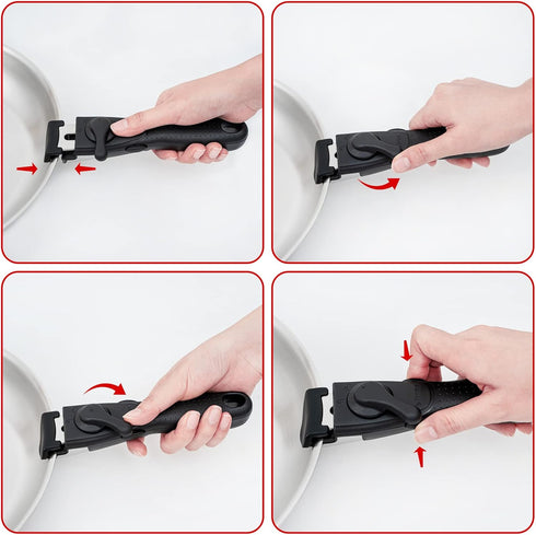 Detachable Handle Only for ROYDX Kitchen Cookware Sets Stainless Steel Pots and Pans,Removable Handle for 10,16 Pieces & 20 pieces...