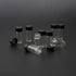 50 pcs Clear Glass Vials Empty Vials 5 ml Bottles Liquid Sampling Sample Glass Bottles Screwcap...