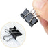 Metal Small Binder Clips Small for Paperwork,50 Pack 3/4 Inch Paper Clamps Clips Office Supplies,Mini Black Office Clips...