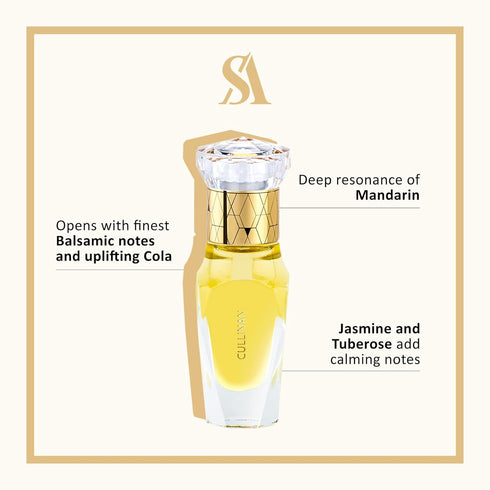 Swiss Arabian Cullinan For Unisex - Luxury Products From Dubai - Long Lasting Personal Perfume Oil - A Seductive, Exceptionally Made, Signature Fr...