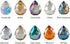 150Pcs Crystal Teardrops - Novborcz 8x9mm Top Drilled Teardrops DIY Projects Earrings Necklaces Bracelets for Jewelry Making Home Hanging Decorati...