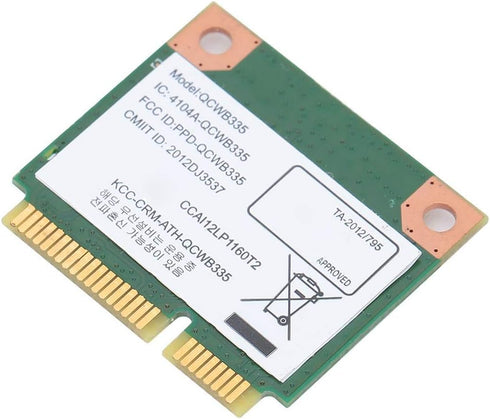 ASHATA Network Card,for Qualcomm AR9565 QCWB335 150M Mini PCI-E Bluetooth Wireless Network Card Universal, 2.4G Bluetooth Network Card for HP/DELL...