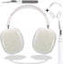 for Cute Glitter Airpods Max Case with Cleaner Kit, Anti-Scratch Shell Pattern Ear Pad Case Cover/Ear Cups Cover/Headband Cover for AirPods Max Co...