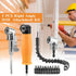 90/105 Degree Right Angle Drill 5 PCS Angle Extension Power Drill Attachment with 1/4'' Hex Impact Shank Flexible Shaft Adapter Magnetic Socket An...