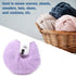 Yarn Thread Popular Multi Color Soft Mohair Fiber Long Angora Wool Hand Knitting Yarn Roving for Weave Scarves (violet)...