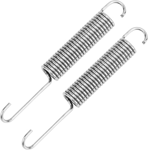 GUPO 4-1/4inch (2Pcs) Stainless Steel Replacement Recliner Sofa Chair Mechanism Tension Spring - Long Neck Hook Style...
