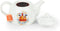 Original Cute Harry Potter Hogwarts Mini Porcelain 5oz Teapot Whimsical Colorful Castle Artwork Glossy White Glazed Ceramic Unique Thoughtful Magi...