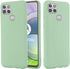 for Motorola One 5G Ace Case, Liquid Silicone Gel Rubber Shockproof Slim Phone Case Bumper Cover Full Body Protection Designed for Women Men -Gree...