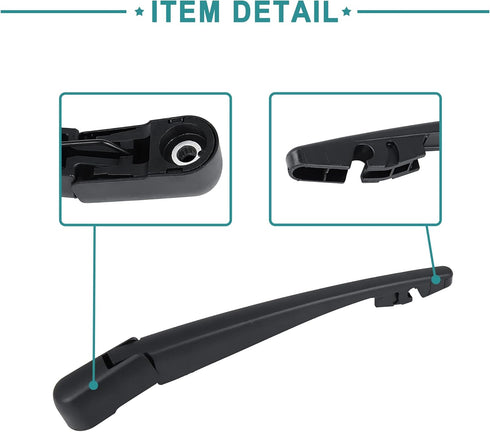 ACROPIX 250mm 10 Inch Rear Window Windshield Wiper Blade Arm Assembly Fit for Mitsubishi Outlander 2010-2014 2016-2018 2pcs Black...