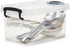 EZOWare Small Clear Plastic Lidded Storage box, 0.7 Quart Small Baskets Organizer Bin Boxes with Lids - 6x4x3 inch, 6 Pack...