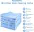 Auto Care Microfiber Glass Cleaning Cloths Towels for Windows Mirrors Windshield Computer Screen TV Tablets Dishes Camera Lenses Chemical Free Lin...