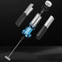 Strong stainless steel hand-held milk foam machine, portable beverage mixer, efficient foam rod, professional whisk, create the perfect coffee foa...