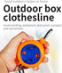 Portable Travel Clothesline Cord, Adjustable 33ft Camping Clothes line, Laundry Drying Rope for Hotel Trip,Camping,Backyard,Outdoor/Indoor,with 20...