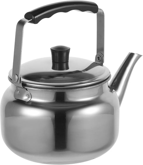 Lurrose Whistling Tea Kettle 1.5QT Stainless Steel Teakettle with Cool Grip Handle Whistling Teapot for Stovetop...