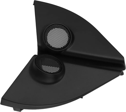 Qiilu Front Door Pillar Tweeter Cover, 2pcs Car Tweeter Speaker Cover Trim Black Modification Replacement for RAV4 2014?2019...