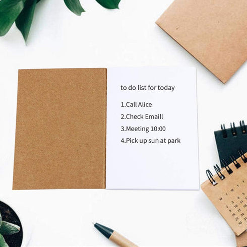 24 Pack Unlined Blank Books,Mini Pocket Kraft Brown Soft Cover Unruled Plain Travel Journal Notebooks for Travelers Students Office Class Writing ...