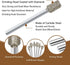 Stone Carving Set Polishing Diamond Burrs, Rotary Tools Accessories Grinding Burrs with 1/8 inch Shank For Carving, Engraving, Grinding, Polishing...