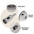 3 otters Diamond Drill Bit Set Hole, 15PCS Hole Saw Set for Glass, Marble, Granite Stone...