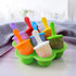 Mini Silicone Popsicle Mold, 7-cavity DIY Ice Pop Mold with Colorful Plastic Sticks, Popsicle Makers for Egg Bites, Lollipop and Ice Cream Mould, ...