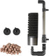 Carefree Fish Aquarium Filter Sponge Fish Tank Quiet Bubble Filter with 3 Sponges and 1 Bag of Filtered Ceramic Balls for Salt Water and Fresh Wat...