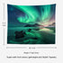 Batmerry Northern Lights Tapestry, Space Beautiful Galaxy Night Starry Image Picnic Mat Beach Towel Wall Art Decoration for Bedroom Living Room Do...