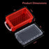 6 Pcs Mini Plastic Boxes, Small Clear Storage Containers with Locking Lids, Clear Plastic Organizers for Crafts, Stationery, Jewelry, Sewing, Mult...