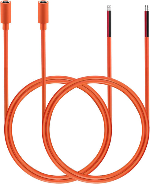Tonton DC7909 8mm Power Pigtails Cable 3.3FT, 12V Female Plug to Bare Wire Open End Repair Cord for Jackery Bluetti Power Bank Station Portable Ge...