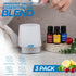 Halls Breathe Essential Oil Variety Pack – Mentho-Lyptus, Lemon, Cherry – Menthol Essential Oil for Relaxing Ambiance, Menthol Oil with Uplifting ...