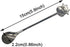 Maydahui 2PCS Cow Spoon 5.9inch 18/10(304) Stainless Steel Coffee Spoon Cartoon Animal Dessert Spoon Tableware Kitchen Tools for Sugar Tea Drink I...