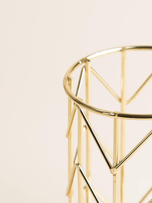 U Brands Pencil Cup, Wire Metal, Gold - 897U06-24...