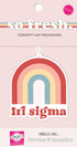 Sigma Sigma Sigma - Rainbow Air Freshener - 2/Pack - Flowers & Sunshine Scent...