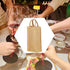 1Pack Jute Burlap 2 Bottle Wine Gift Tote Bags with Soft Cotton Handles Reusable for Wedding, Parties,Birthdays...