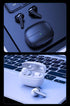 Active Noise Cancelling Earbuds Bluetooth with Qi Wireless Charge Enabled with Hall Switch, ANC + ENC Wireless Earbuds with Mics with A Canvas Tra...