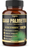 11in1 Saw Palmetto Capsules with Ashwagandha, Turmeric, Tribulus, Maca, Green Tea, Ginger, Holy Basil & More - Healthy Prostate & Hair Support - 1...