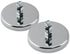 Master Magnetics Round Base Magnet with Bolt - 2.65" Diameter, 1.275" Total Height, 65 Pound Pull, Chrome, Pack of 2, RB70B3NX2...