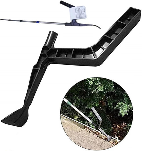 Gutter Sense Gutter Cleaning Tool?Gutter CleaningTools From The Ground?Gutter Cleaning Rake, Gutter Cleaning Spoon,Roof Gutter Cleaning, Shovel Le...